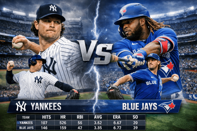 New York Yankees vs Toronto Blue Jays Match Player Stats