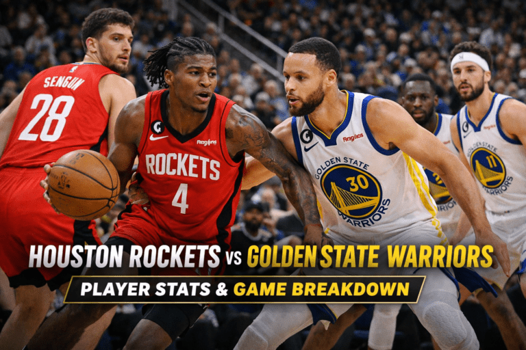 Houston Rockets vs Golden State Warriors Match Player Stats