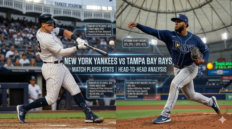 New York Yankees vs Tampa Bay Rays Match Player Stats