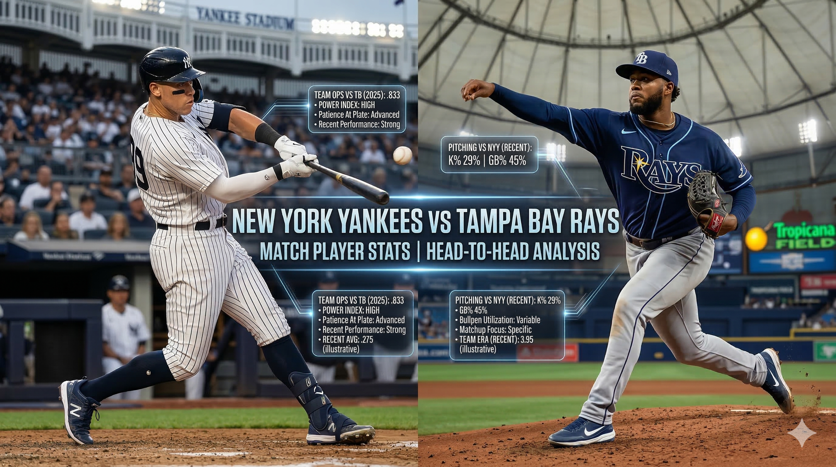 New York Yankees vs Tampa Bay Rays Match Player Stats