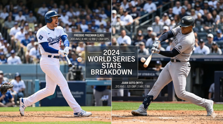 New York Yankees vs Dodgers Match Player Stats