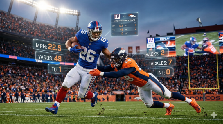 New York Giants vs Denver Broncos Match Player Stats
