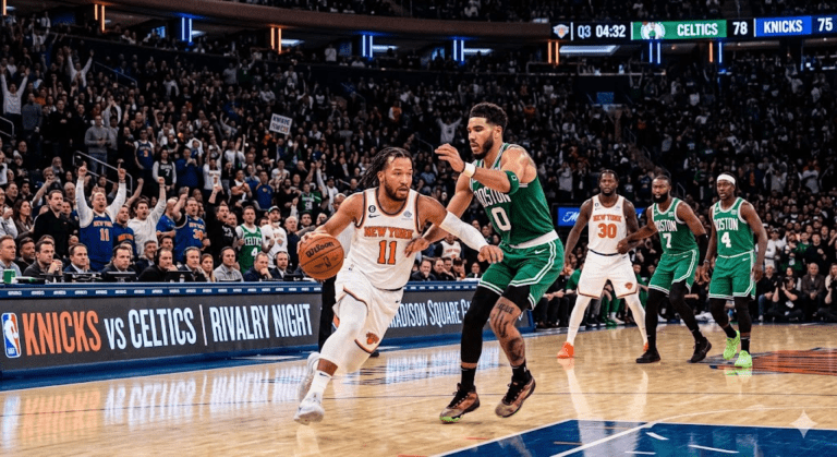 Knicks vs Boston Celtics Match Player Stats