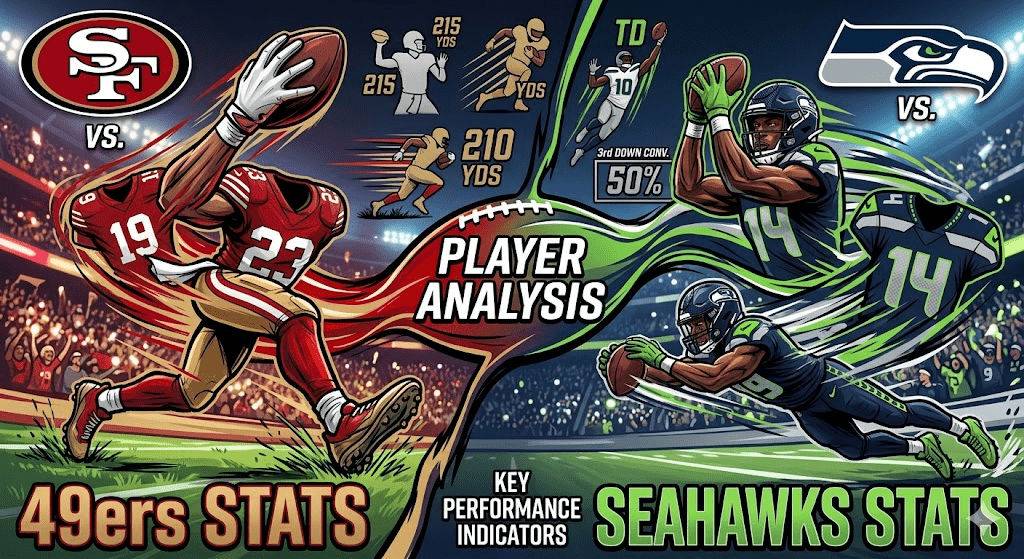 49ers vs Seahawks Match Player Stats