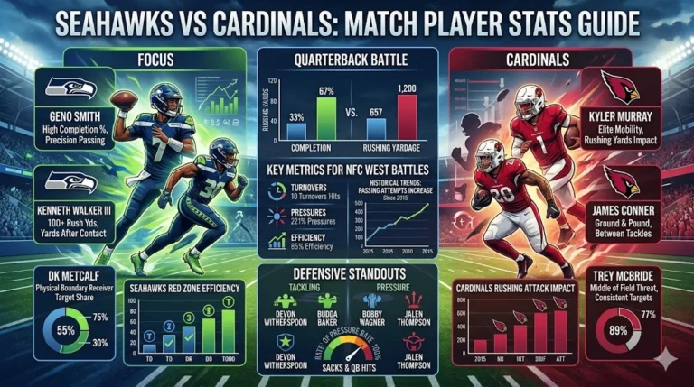Seahawks vs Arizona Cardinals Match Player Stats