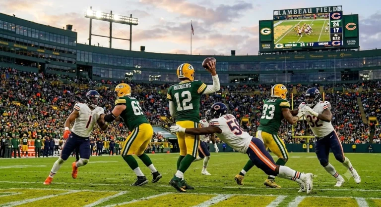 green bay packers vs chicago bears match player stats