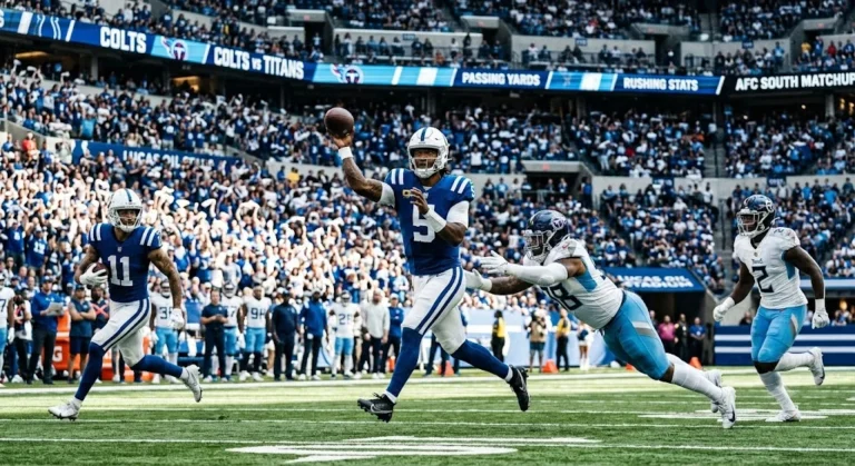 Indianapolis Colts vs Tennessee Titans Player Stats