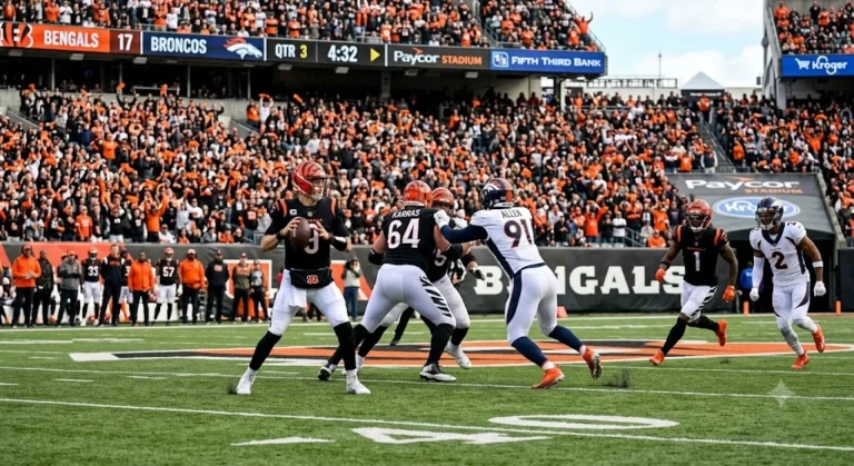 Cincinnati Bengals vs Denver Broncos Match Player Stats