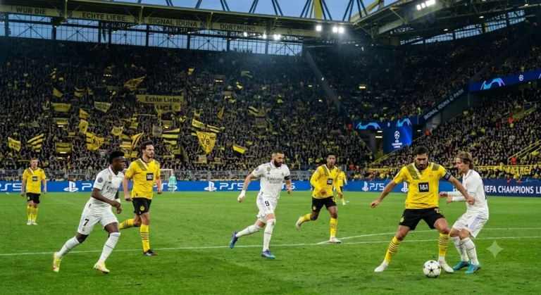 Borussia Dortmund vs Real Madrid Lineups