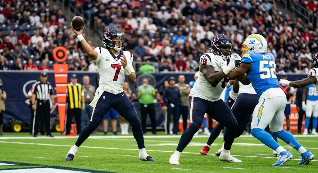 Texans vs Chargers Match Player Stats