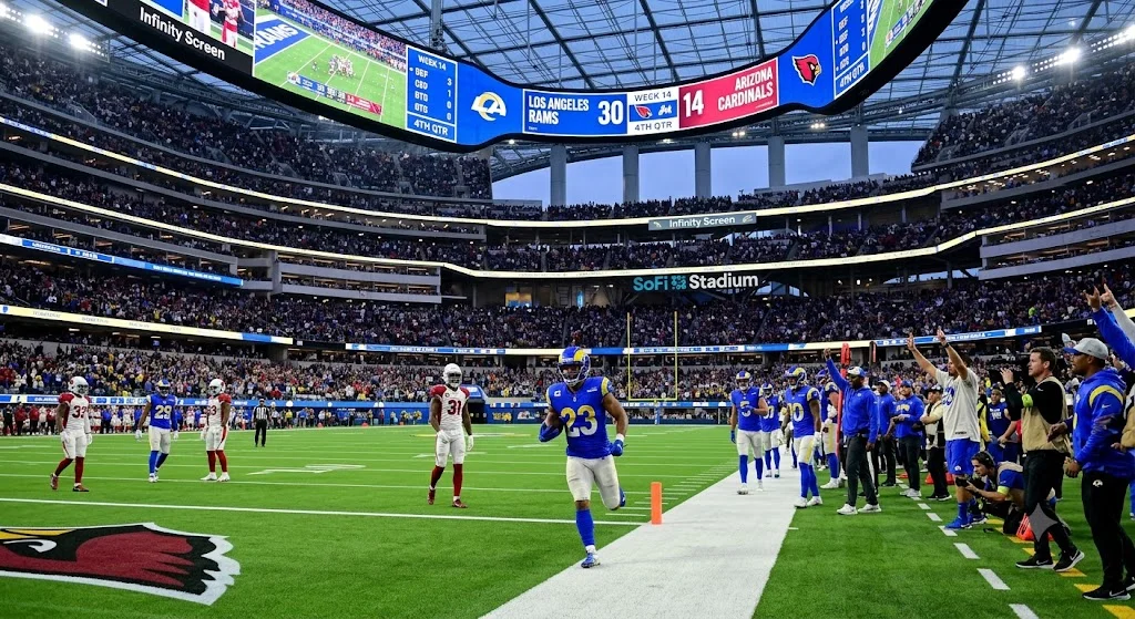 Arizona Cardinals vs Los Angeles Rams Match Player Stats
