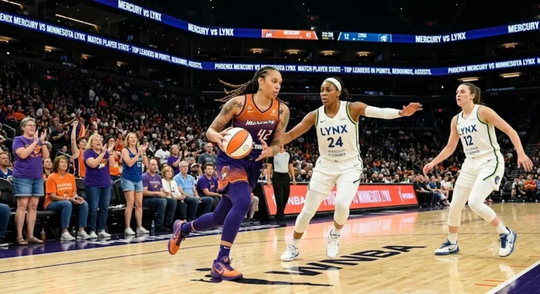 Phoenix Mercury vs Minnesota Lynx Match Player Stats