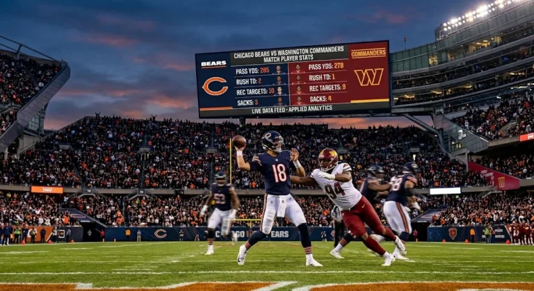 Chicago Bears vs Washington Commanders Match Player Stats