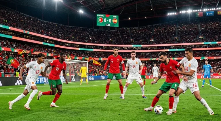 Portugal National Football Team vs Spain National Football Team Lineups: