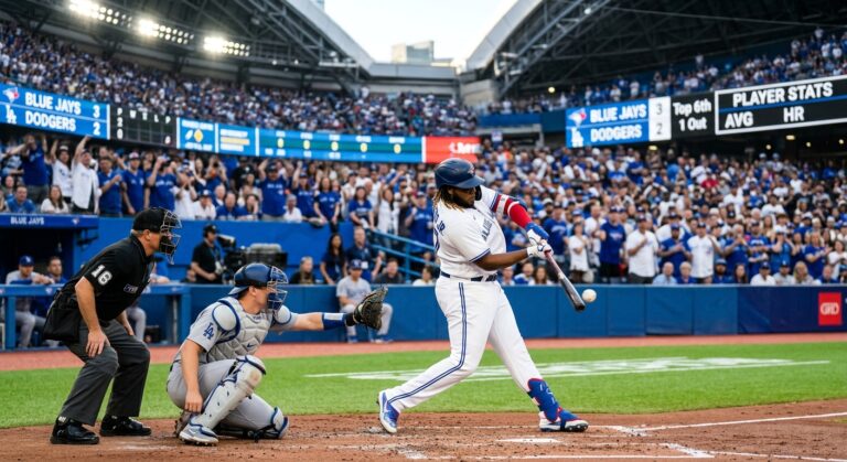 Toronto Blue Jays vs Dodgers Match Player Stats