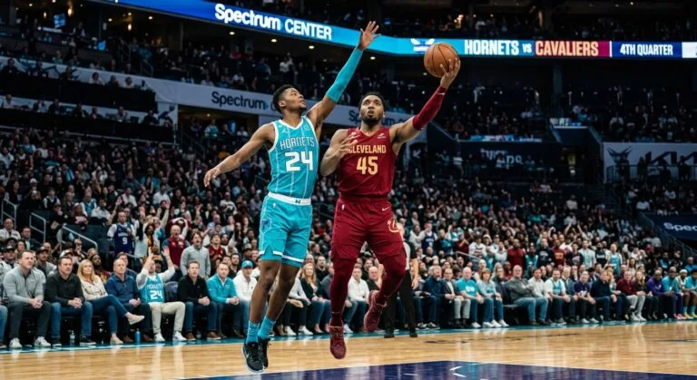 Charlotte Hornets vs Cleveland Cavaliers Match Player Stats